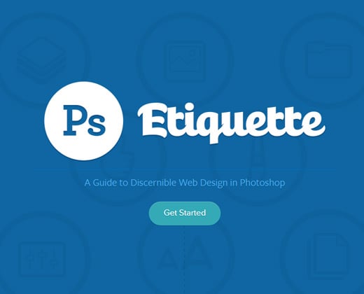 photoshop etiquette website resource