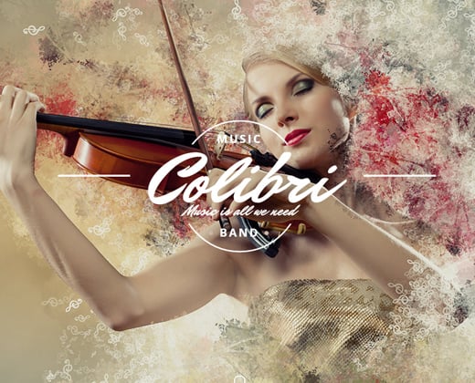 colibri wordpress theme musicians