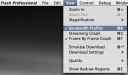Open the 'View' menu, find 'Bandwidth Profiler' and enable it