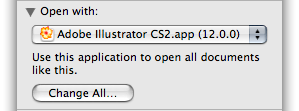 Choose to apply to all files of this type Choose to apply to all files of this type
