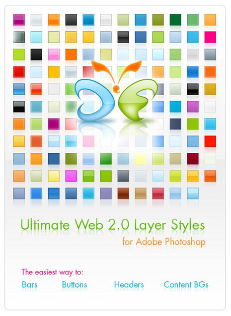 Ultimate Web 2.0 Layer Styles for Photoshop and Gimp Ultimate Web 2.0 Layer Styles for Photoshop and Gimp