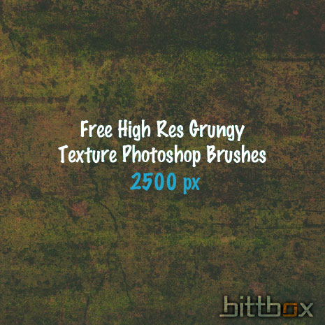 Free High Res Photoshop Brushes: Grungy Texture Free High Res Photoshop Brushes: Grungy Texture