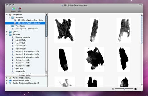 Brush Pilot for Mac - A Photoshop Brush Previewer Brush Pilot for Mac - A Photoshop Brush Previewer