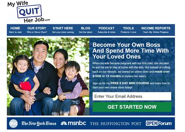 6-day course optin email form