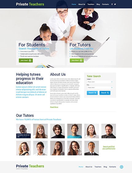  Education Services WordPress Theme 