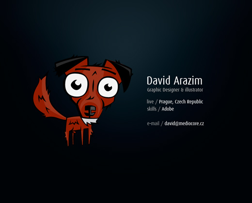 david arazim dark portfolio website