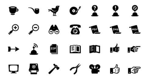 Free Retro Icon Set