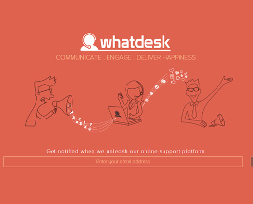 orange whatdesk support startup