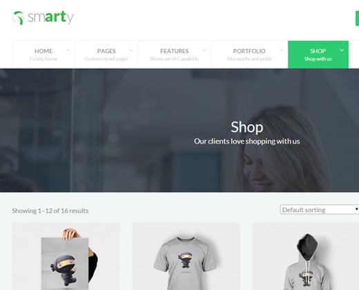 smarty portfolio shop