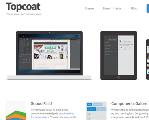 topcoat css ui kit open source