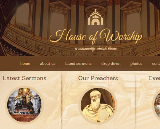 wordpress house of worship premium theme