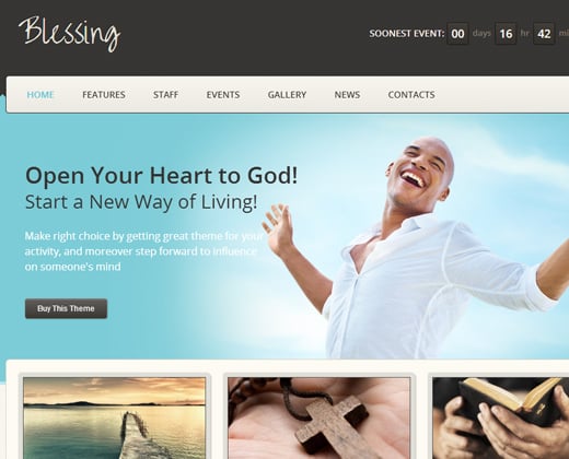 blessing premium responsive wordpress church theme