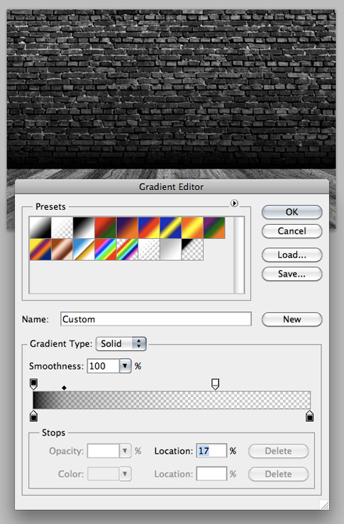 Adding a gradient overlay