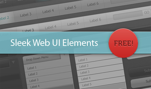 Sleek Web and Mobile UI Elements