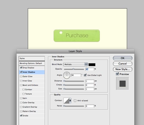 Design a Slick Purchase Button in Photoshop Step 15