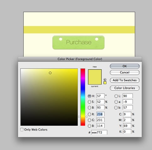 Design a Slick Purchase Button in Photoshop Step 17