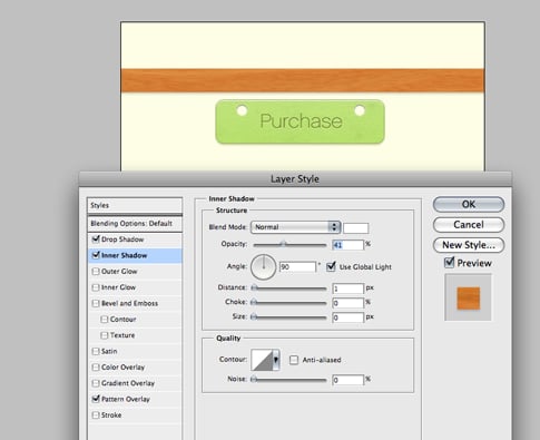 Design a Slick Purchase Button in Photoshop Step 20