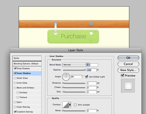 Design a Slick Purchase Button in Photoshop Step 33