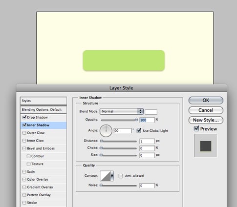 Design a Slick Purchase Button in Photoshop Step 4