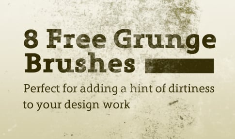 Freebie Friday: Grunge Photoshop Brushes