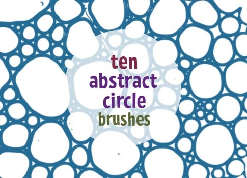 Freebie Friday: 10 Abstract Circle Photoshop Brushes