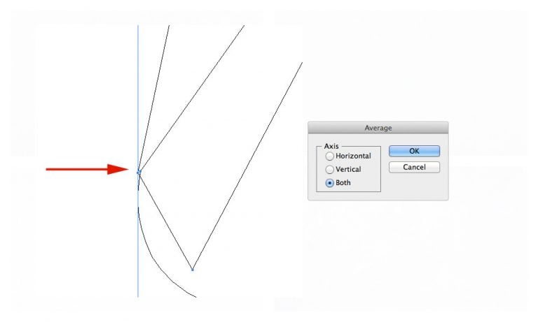 Illustrator: How to average points for perfect alignment