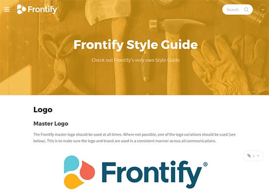 frontify identity guide