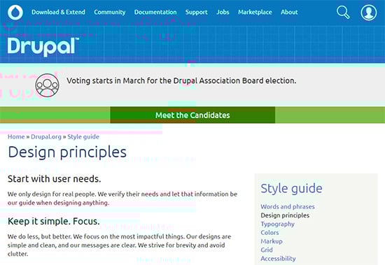 drupal style guide