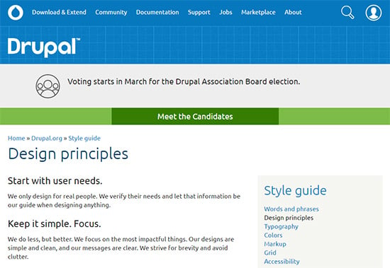 drupal style guide