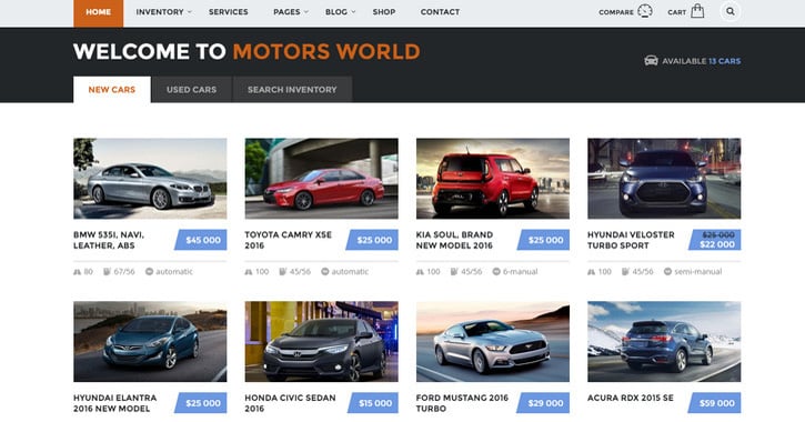 Motors Car Dealership