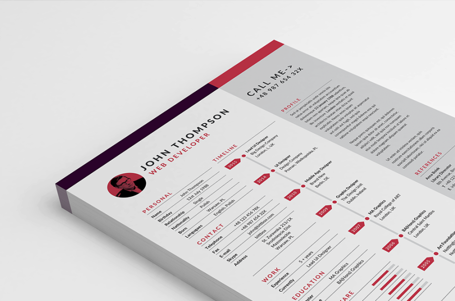 Exclusive Free Resume Template