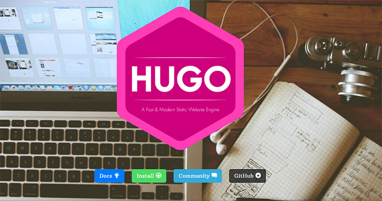 hugo static site builder