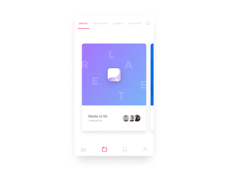 invision spaces ios app