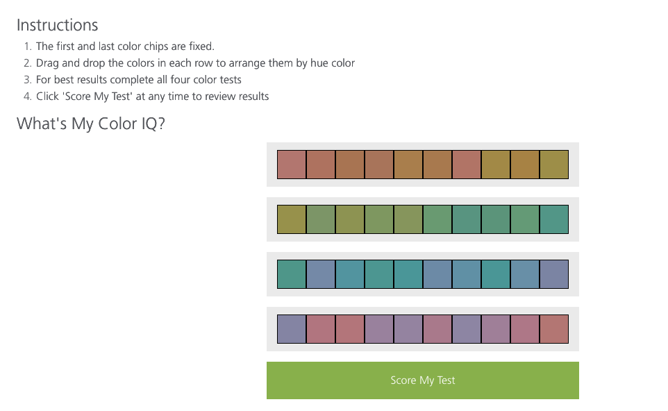 The X-Rite Color Challenge
