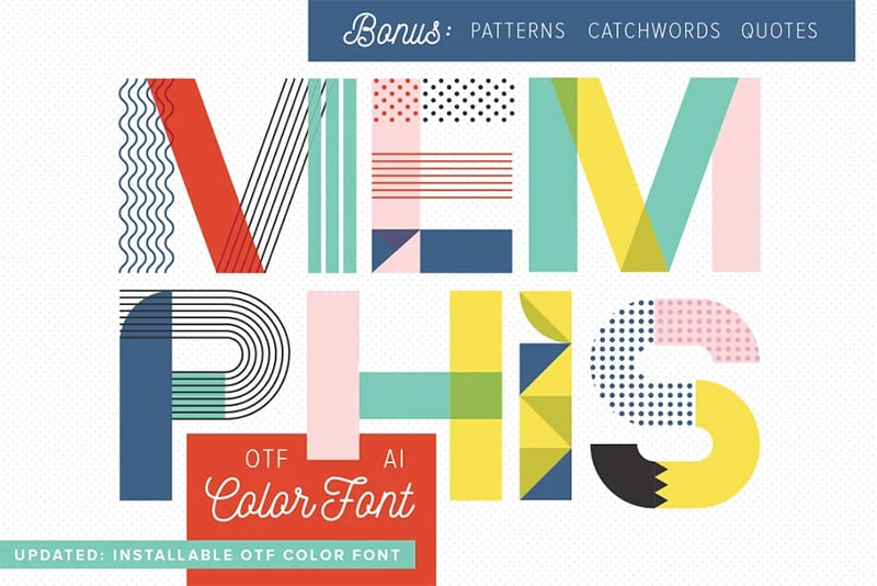 Memphis Type Collection