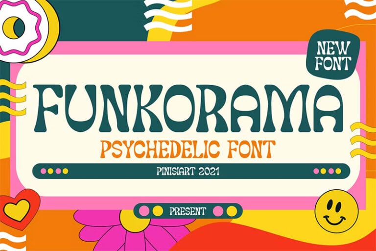 40 of the Best Psychedelic Fonts for Trippy Designs - Bittbox