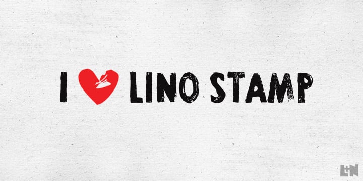 Lino Stamp Font