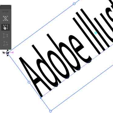 Rotated text