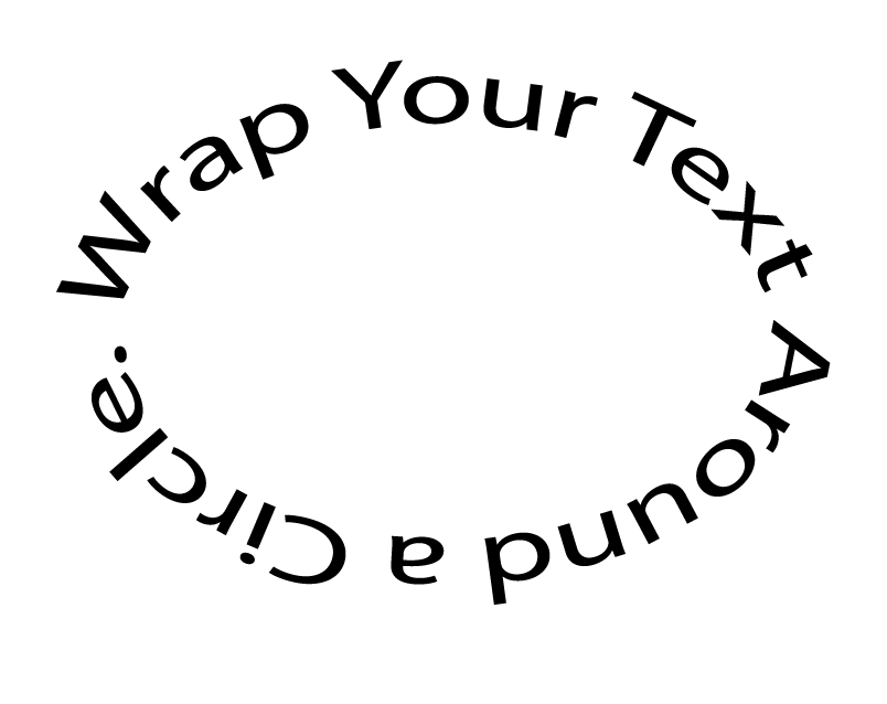 Text in a circle