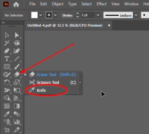 How to Cut a Shape in Adobe Illustrator - Bittbox
