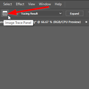 Image Trace Panel