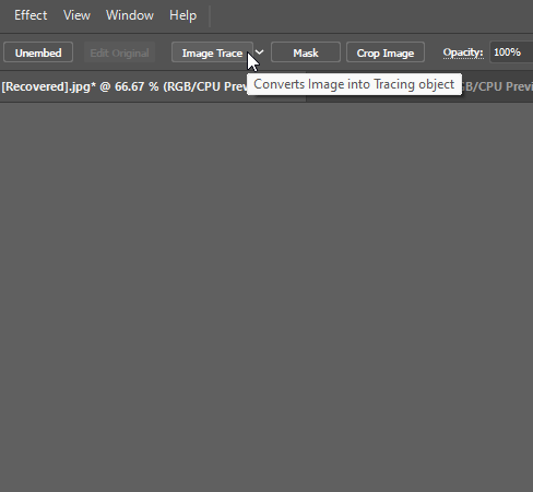 Image trace