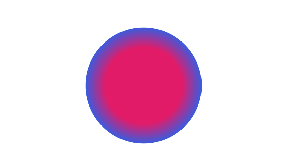 Circle with blended colors