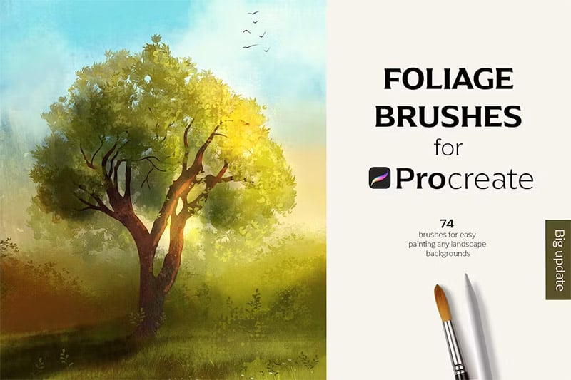Procreate Foliage Brushes