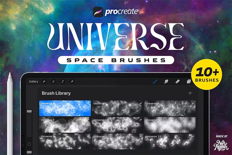 Procreate Universe Brushes