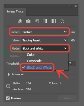 Customizing a preset
