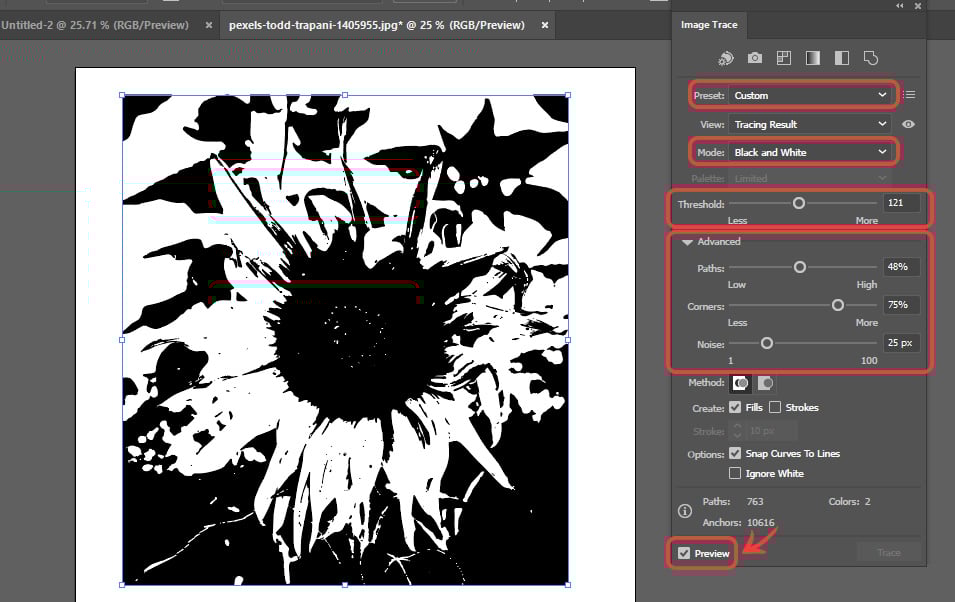 How To Trace An Image In Adobe Illustrator Vectorize An Image How To Trace An Image In Adobe Illustrator Vectorize An Image