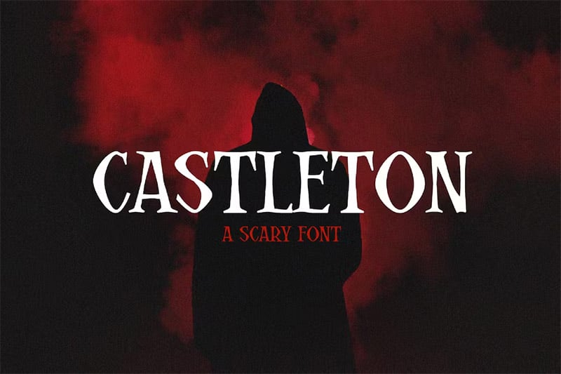Castleton - Scary Display Font