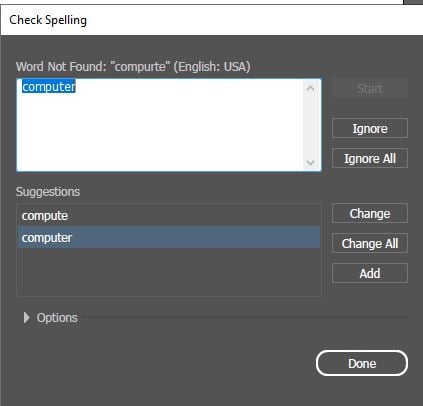 Choosing the correct spelling