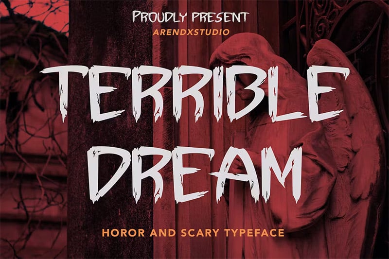 Terrible Dream - Horror Font